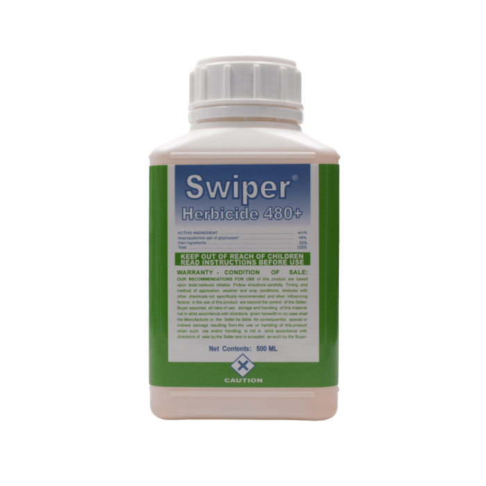 - - Swiper Herbicide 500 Ml - 480 Sl Systemic Non Selective