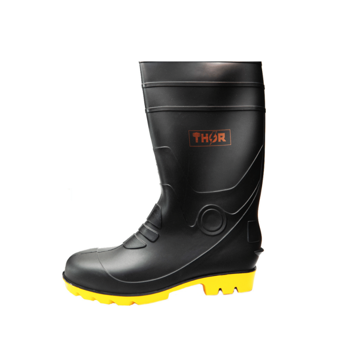 Thor - Garden Boots Size 12 - Thor Steel Toe  Yellow Sole
