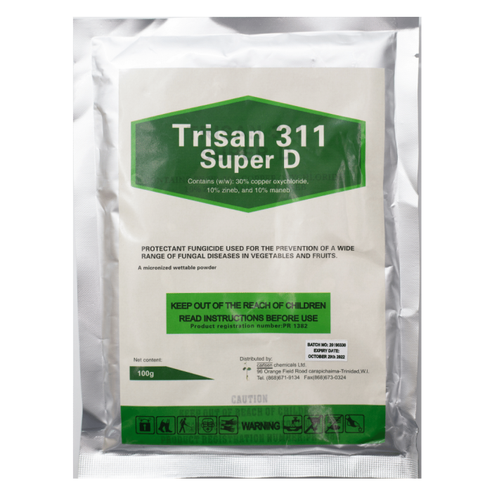 - - Trisan 311 Fungicide 100 Gram - 50 Wp Sd Fungicide/Bactericide
