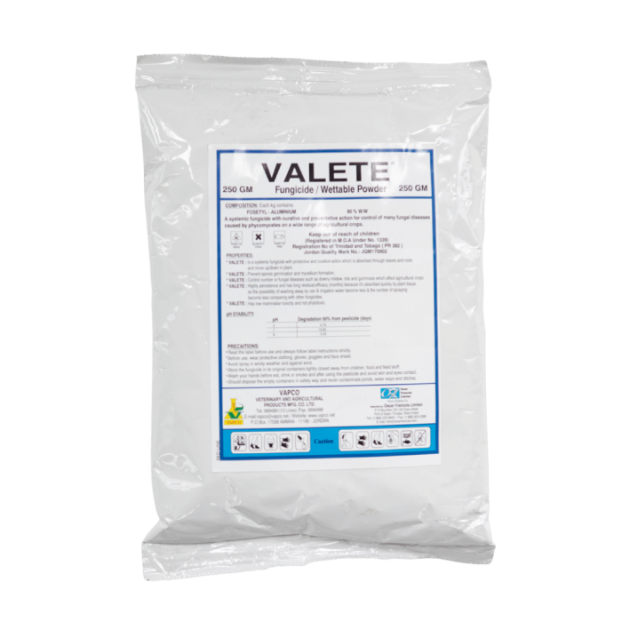 Vapco - Valete Fungicide 250 Gram - 80 Wp; Double Systemic