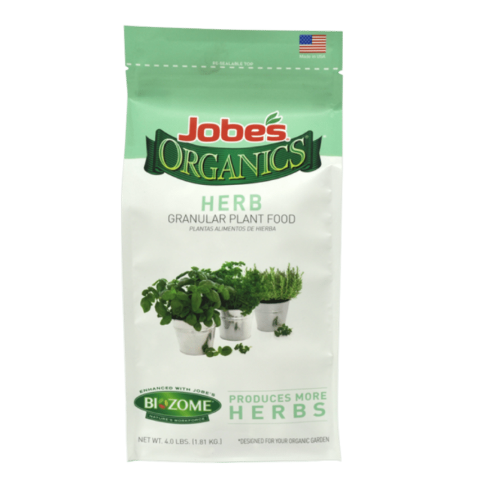 Jobe'S Organics - Herb 4lb Organic Granular - Fertilizer