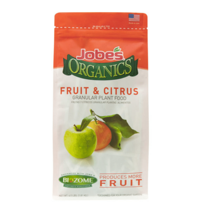 Jobe'S Organics - Citrus 4lb Organic Granular - Fertilizer