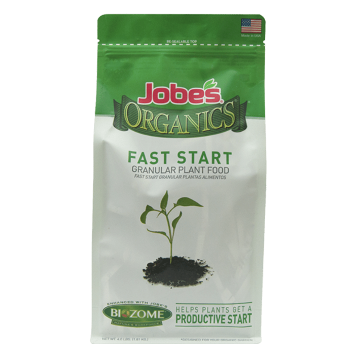 Jobe'S Organics - Fast Start 4lb Organic - Granular Fertilizer
