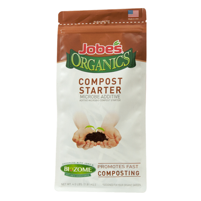Jobe'S Organics - Compost Starter 4lb Organic - Granular Fertilizer
