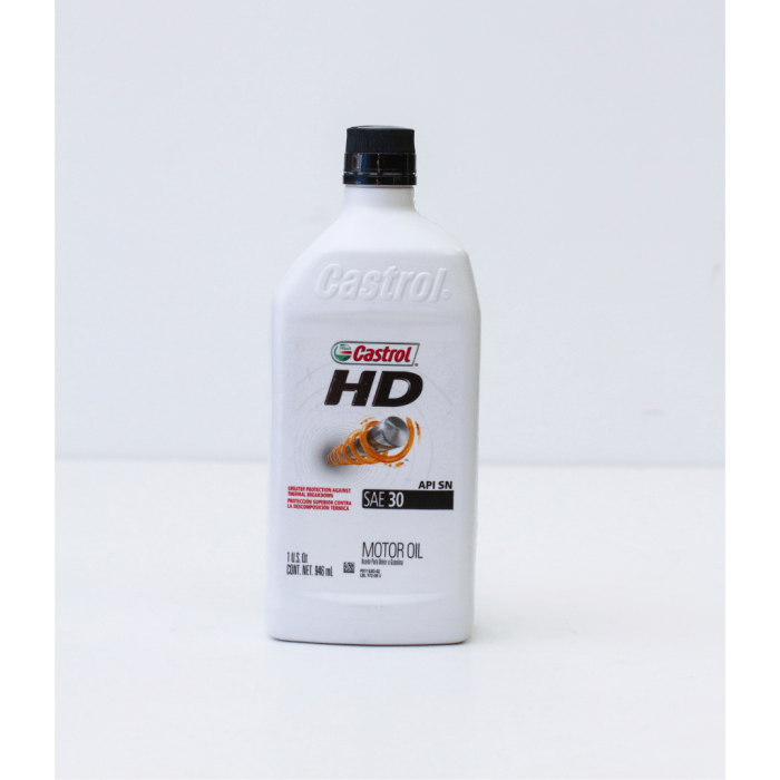 CASTROL - HD Motor Oil 30 SN - 6 X 1 QUART