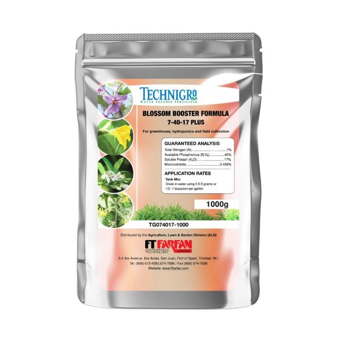 8 X (4 X 1kg) Per Case - Blossom Booster 1kg - Water Soluble; 7-40-17