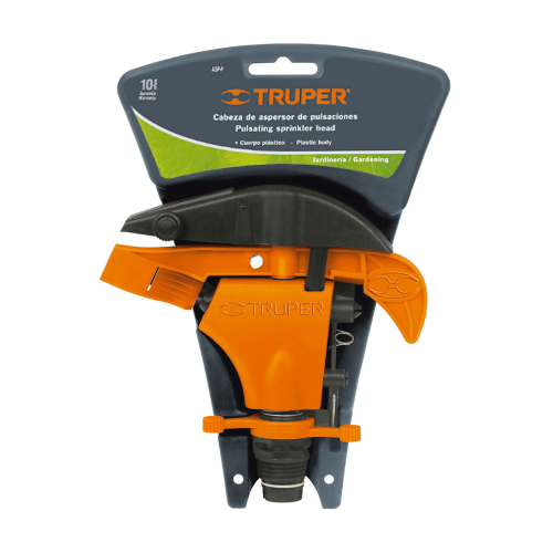 Truper - Plastic Impulse Sprinkler Adj - Single Nozzle 1/2"male Thread