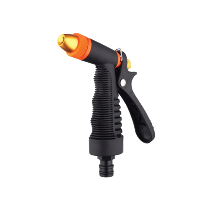 Aokal - Adjustable Hose Nozzle - Metal; Black