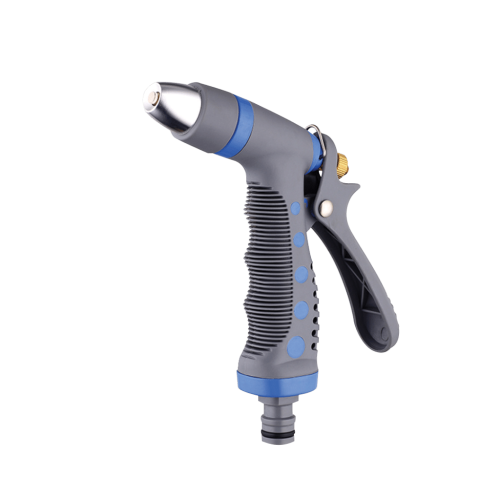 Aokal - Adjustable Hose Nozzle - Metal; Grey/Blue