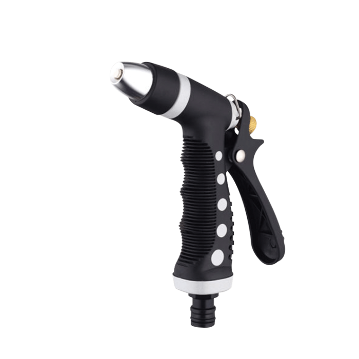Aokal - Ajustable Hose Nozzle - Metal;Sliver/Black