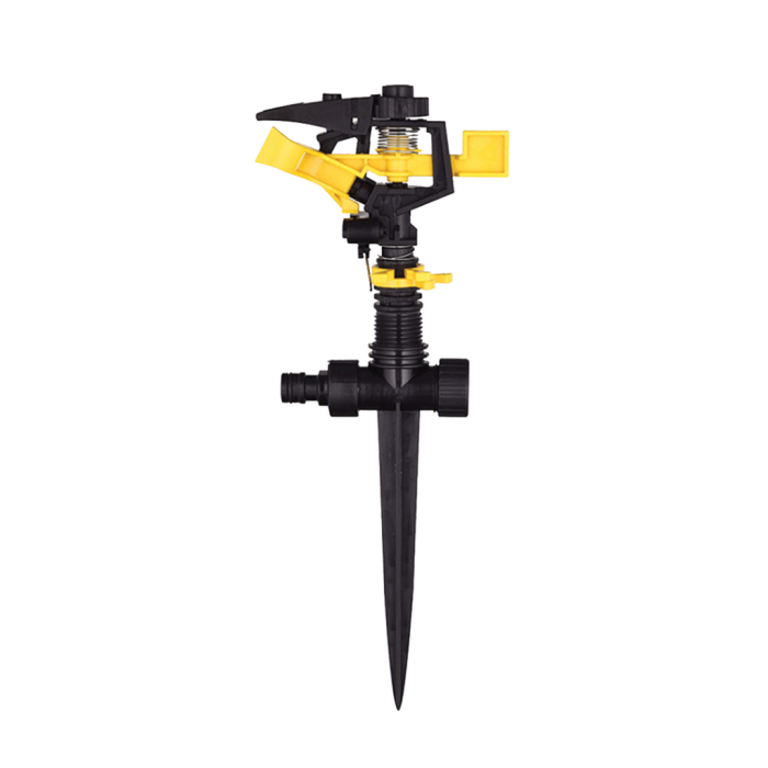 Aokal - 1/2" Impulse Sprinkler Plastic - Adjustable With Spike