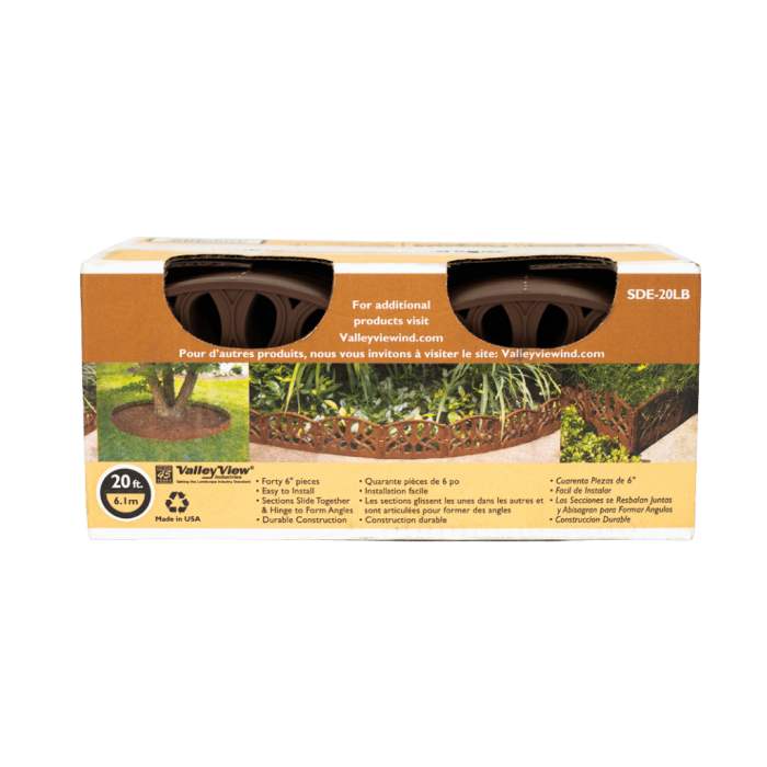 Dewitt - Scroll Decorative Edge - Light Brown 20' ; 40 X 6"