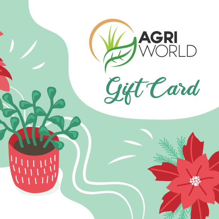 One Hundred Dollar Value - Agriworld Gift Card