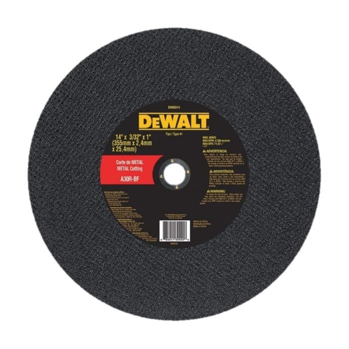 Dewalt 14" Chop Saw Disc