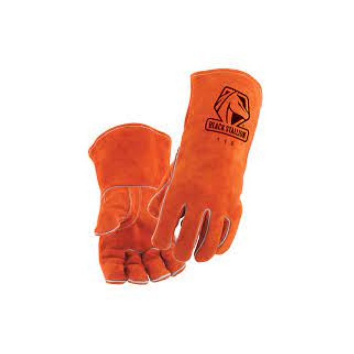 Gloves, Welding - Orange (L) | Standard 14" (Cowhide)